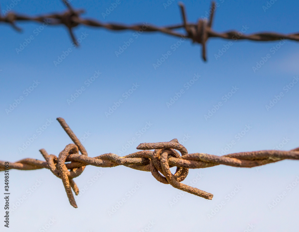 rusty barbed wire rusty barbed wire