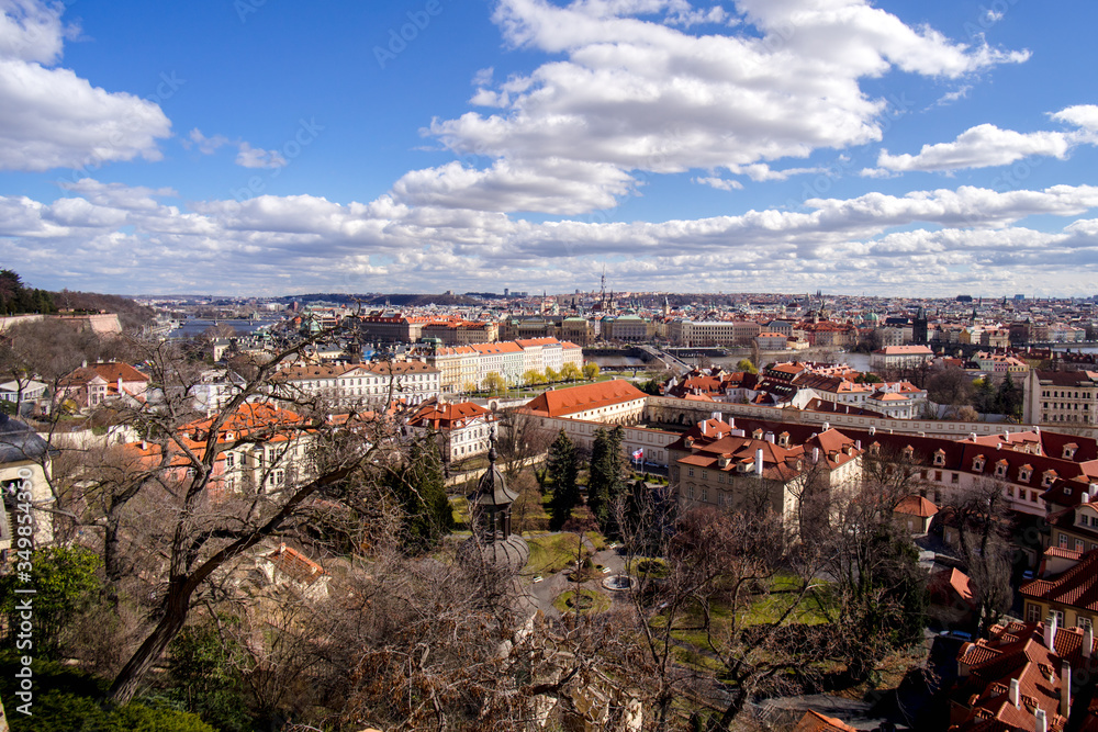 View from top of Prague fortress