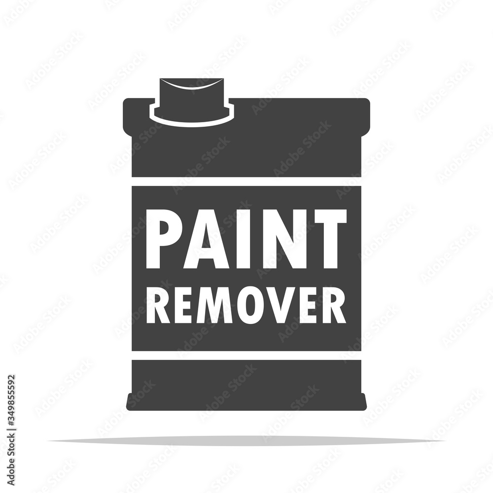 Paint remover icon vector isolated
