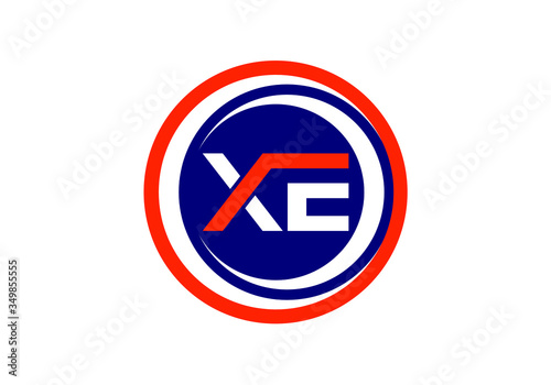 Free Download Initial Monogram Letter X E Logo Design Vector Template. Graphic Alphabet Symbol for Corporate Business Identity - GFXLoad