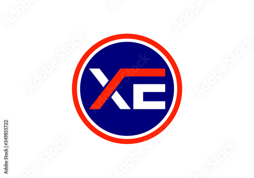 Free Download Initial Monogram Letter X E Logo Design Vector Template. Graphic Alphabet Symbol for Corporate Business Identity - GFXLoad