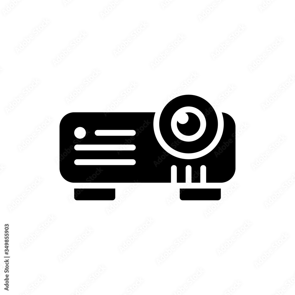 projector glyph icon projector glyph icon