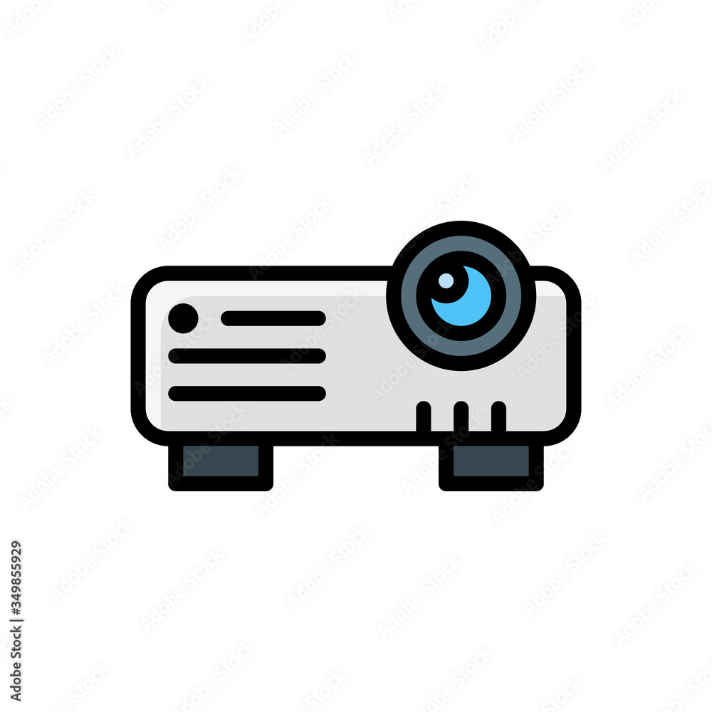 projector fill outline icon projector fill outline icon