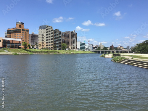 Scenery of Otogawa River near Okazaki Park