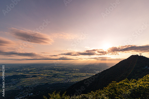 夕方のつくば山頂から見る景色 photo