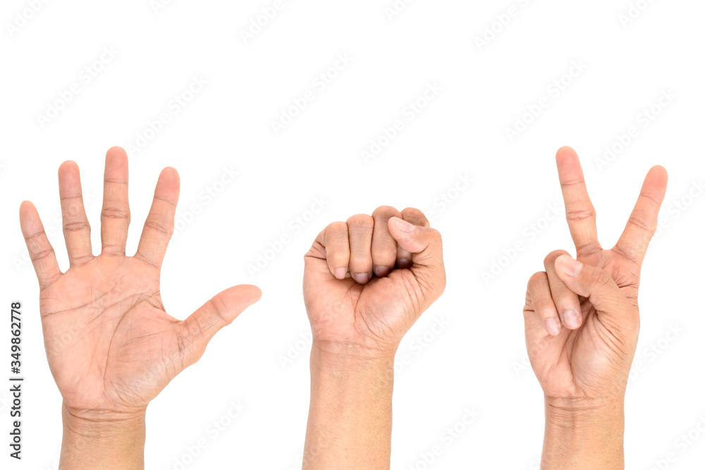 Symbol empty hand holding isolated on the white background. Symbol empty hand holding isolated on the white background.