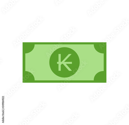 Coins lao kip icon in simple style isolated on white background. Laos is a developing country and a new star in Asia.