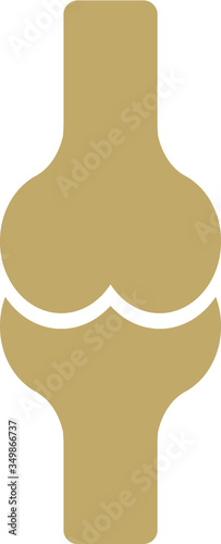 Bones joint vector icon