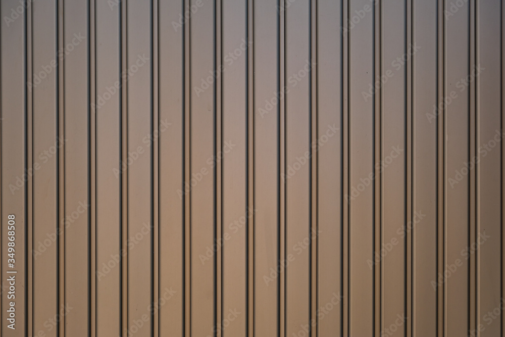 Naklejka premium Aluminum light brown fence background