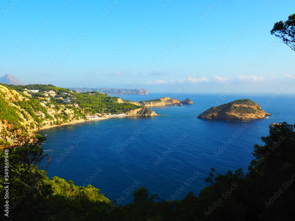 Obraz premium Obszar przyrodniczy i turystyczny Jávea Alicante Costa Blanca