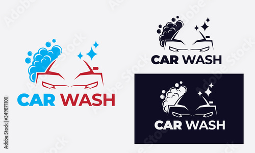 car logo can also for mechanic, car wash , service , car repair with style modern and given full color and black and white very suitable for business , vector eps 10
