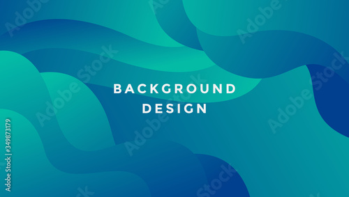 Abstract geometric background with liquid shapes. Color gradient background design. Cool background design Eps10 vector illustration.