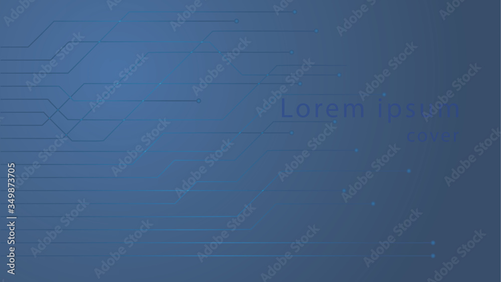 Obraz premium Business technology abstract background for landing presentation page, title for first slide page, tempate for advertisement. design for presetation material.