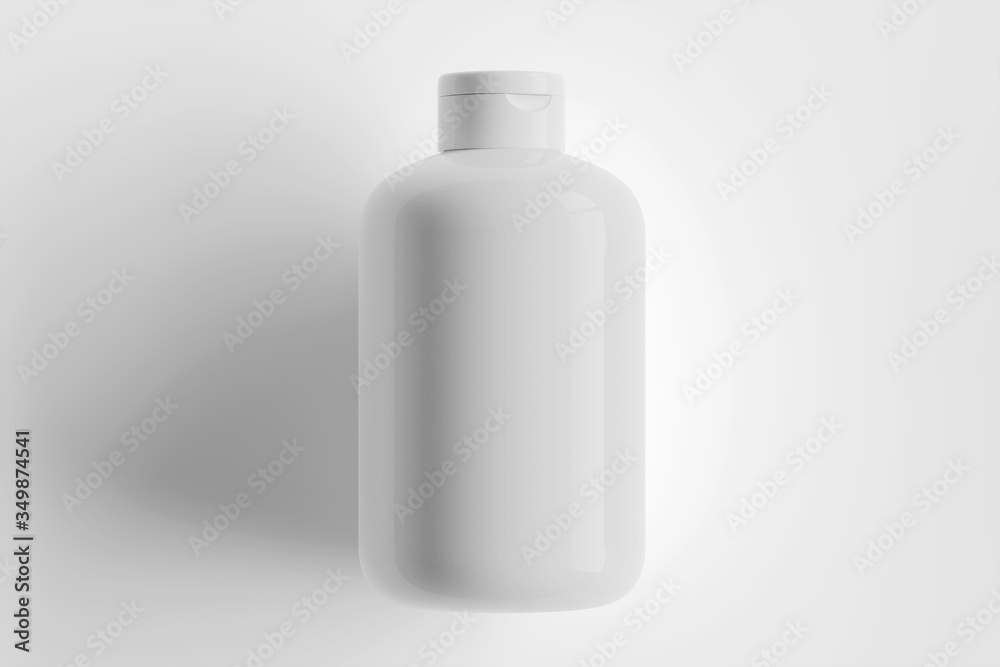 Bottle cosmetic mock up - 3d rendering Bottle cosmetic mock up - 3d rendering