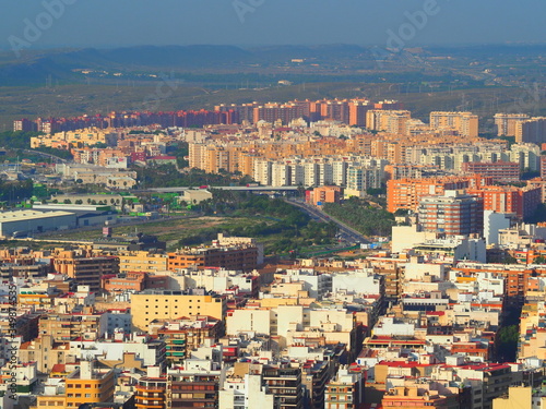 Panorámica de la ciudad en la zona sur de Alicante