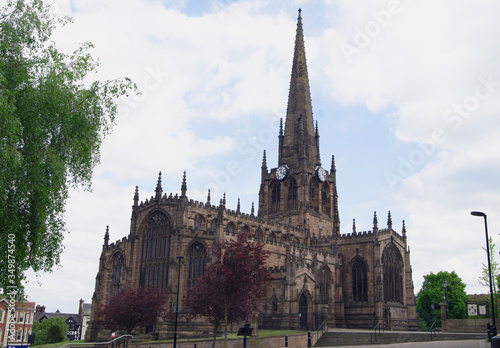 Rotherham Minster remains closed, during lockdown, in May 2020.