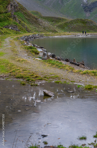 Lake on Grossglockner alpine pass