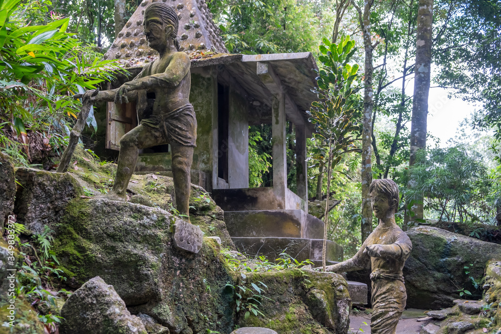 Ancient stone statues in Secret Buddhism Magic Garden, Koh Samui, Thailand. A place for relaxation and meditation. Secret Buddha Garden Ancient stone statues in Secret Buddhism Magic Garden, Koh Samui, Thailand. A place for relaxation and meditation. Secret Buddha Garden