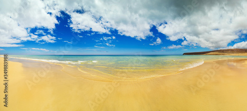 panorama - beautiful beach on Fuerteventura