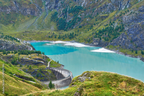 Traveling along Grossglockner alpine pass