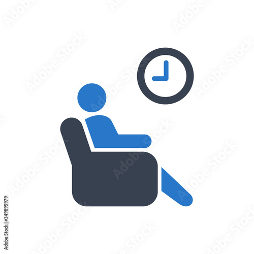 Waiting room icon