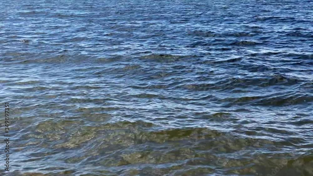 Water surface waves from a lake Water surface waves from a lake