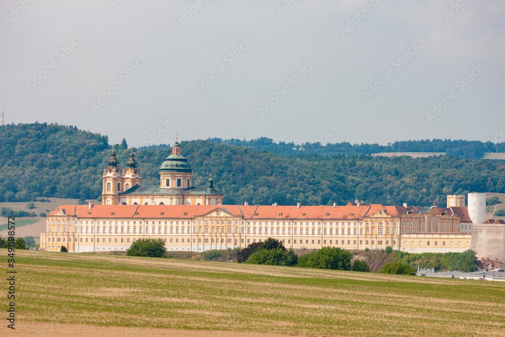 View of the historic Melk Abbey (Stift Melk), Austria