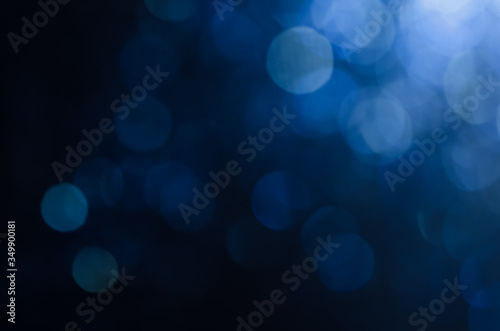 blur background abstract blue color. defocused glittering of glitter beautiful colorful soft effect pattern design for backdrop or wallpaper.