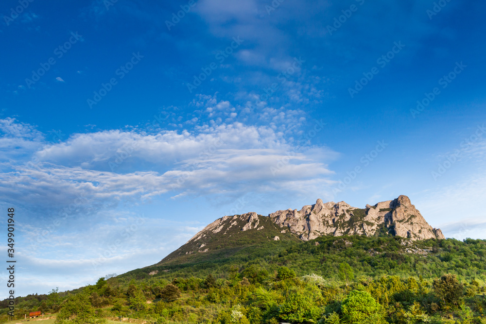 Pech de Bugarach mount in the south of France