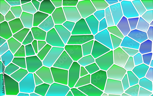 abstract vector stained-glass mosaic background