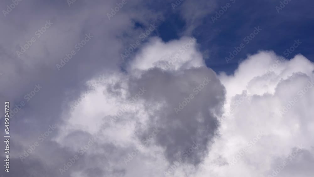 Blue sky background with clouds