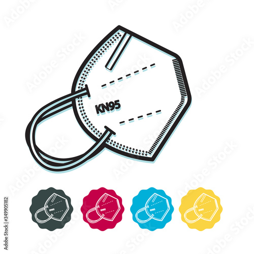 Respiratory Protective Mask - KN95 - Icon