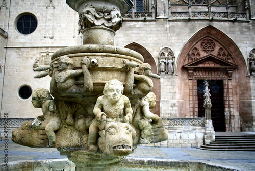 fountain in Burgos