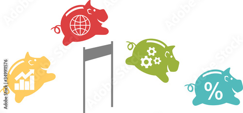 Illustration of an economic recovery
