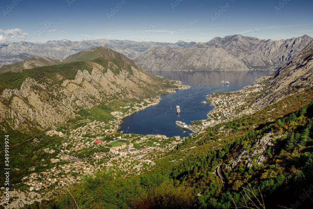 Kotor bay Montenegro journey travel trip spring summer nature sea mountains
