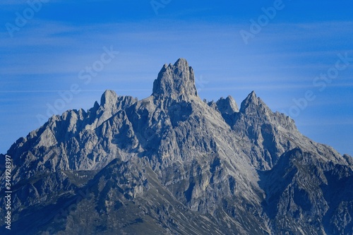 Blick auf das Dachsteingebirge mit der Bischofsmütze 