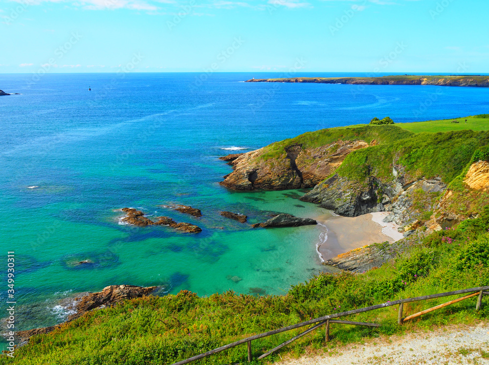 Landscape of the Cantabrian Coast near Ribadeo, Galicia - Spain