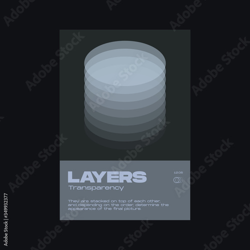 Meta Modern Swiss Aesthetics Poster Design Template