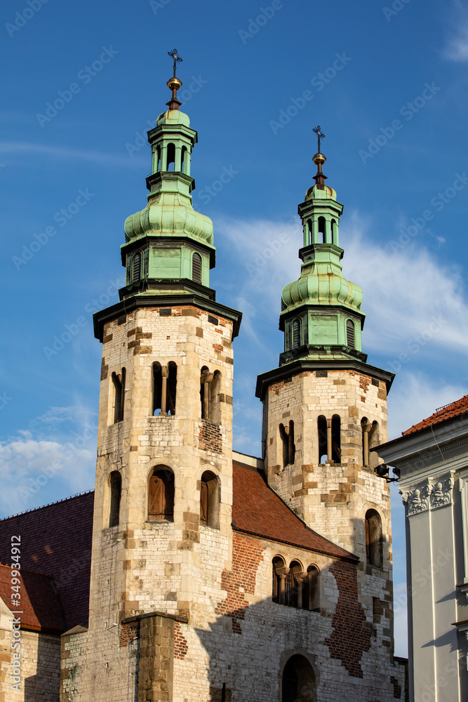 Cracow, Poland. Romanesque church of St Andrew, built between 1079 - 1098