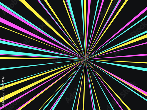 black multicolored background