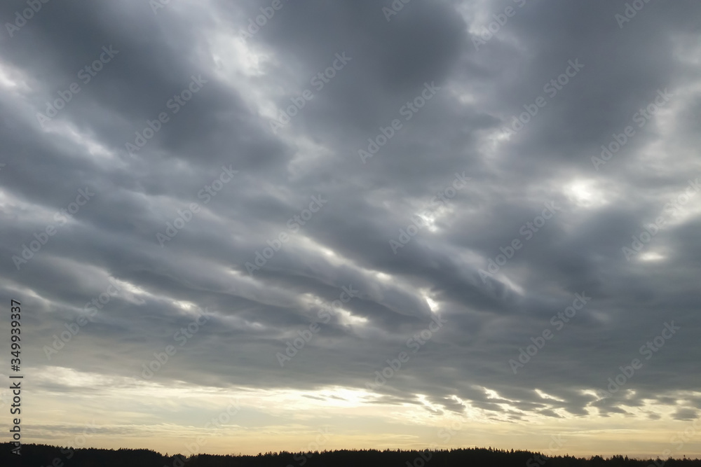 Beautiful storm clouds. Rain clouds Beautiful storm clouds. Rain clouds