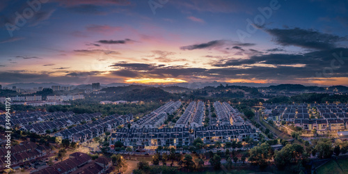 Canvas Print Kuala Lumpur Skyline, Malaysia.