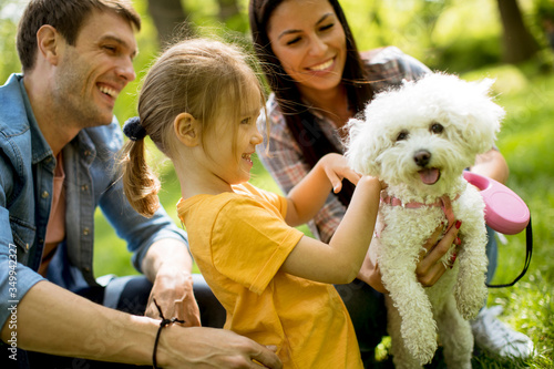 Beautiful happy family is h...