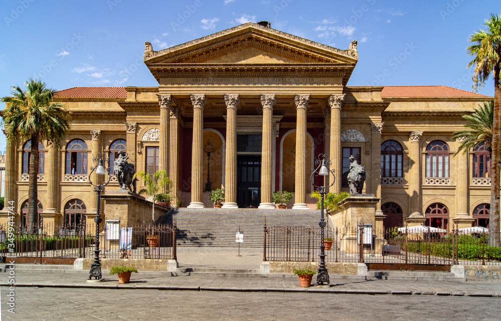 Fototapeta premium Teatro massimo, Palermo