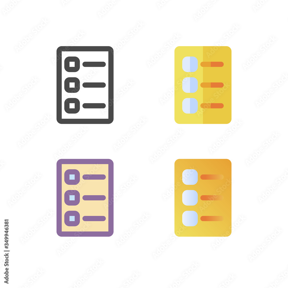 checklist icon pack isolated on white background. for your web site design, logo, app, UI. Vector graphics illustration and editable stroke. EPS 10. checklist icon pack isolated on white background. for your web site design, logo, app, UI. Vector graphics illustration and editable stroke. EPS 10.