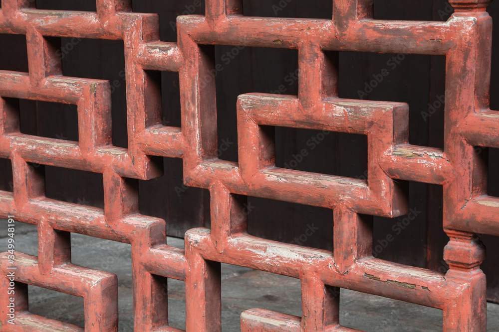 Weathered Decorative Chinese Wood Work Weathered Decorative Chinese Wood Work