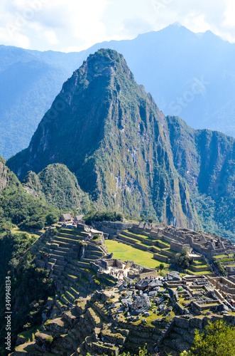 view from the mountain Machu Picchu