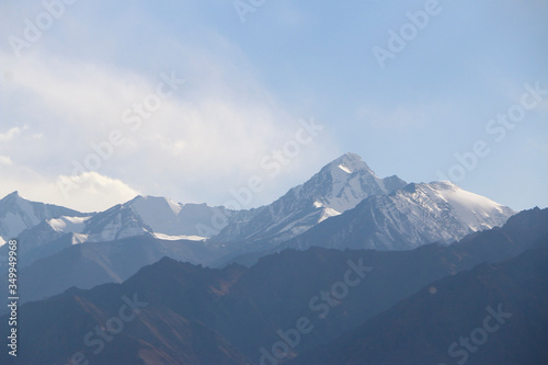 mountains in the snow © achu