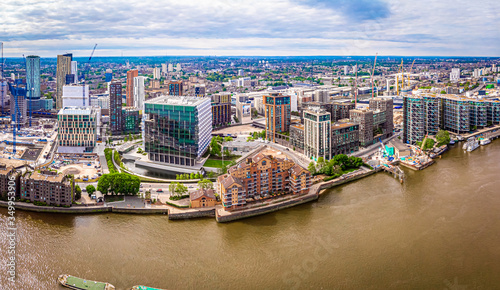 Aerial view of the US Embassy in central London, UK photo