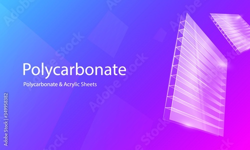 polycarbonate sheets in air